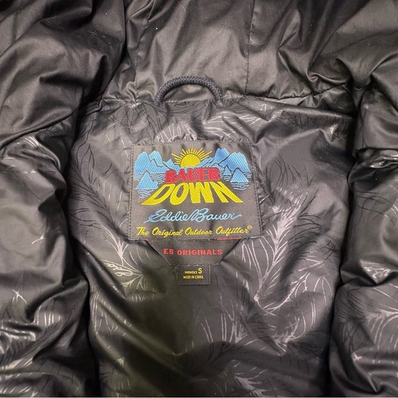 Eddie Bauer Women’s Small Swiss Model 1944 Knit Quilted Down Jacket Rising Sun - Picture 6 of 11